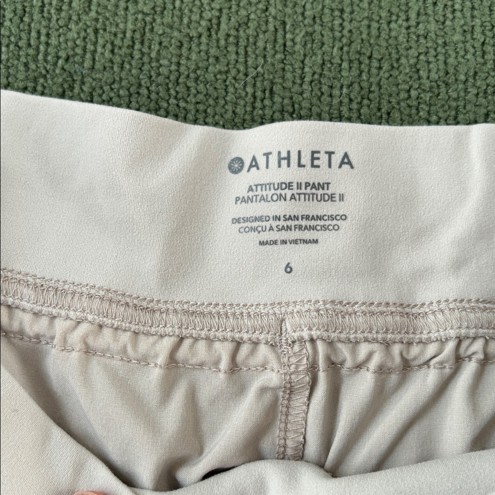 :Price Firm: Athleta Attitude II Mid Rise Jogger Pants in Abalone - Picture 7 of 7